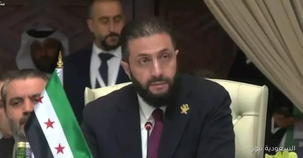 أحمد الشرع: سوريا تستطيع استعادة مكانتها كعروس للشرق الأوسط مجددًا