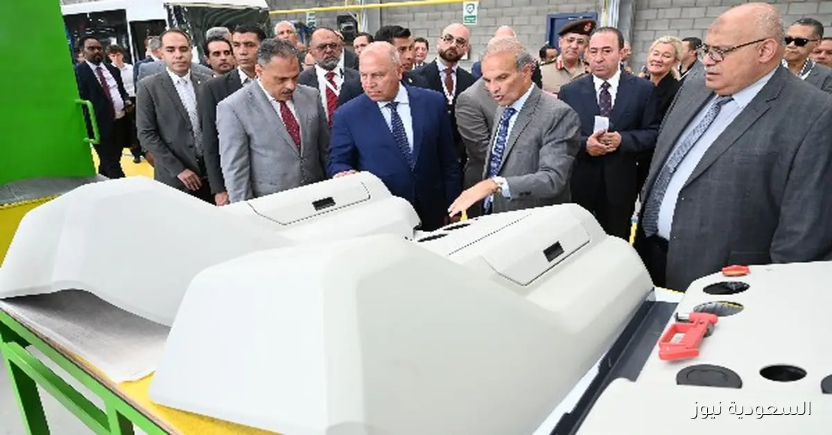 افتتاح خط إنتاج الأتوبيسات الكهربائية باستثمارات 3 مليارات جنيه في الشرقية
