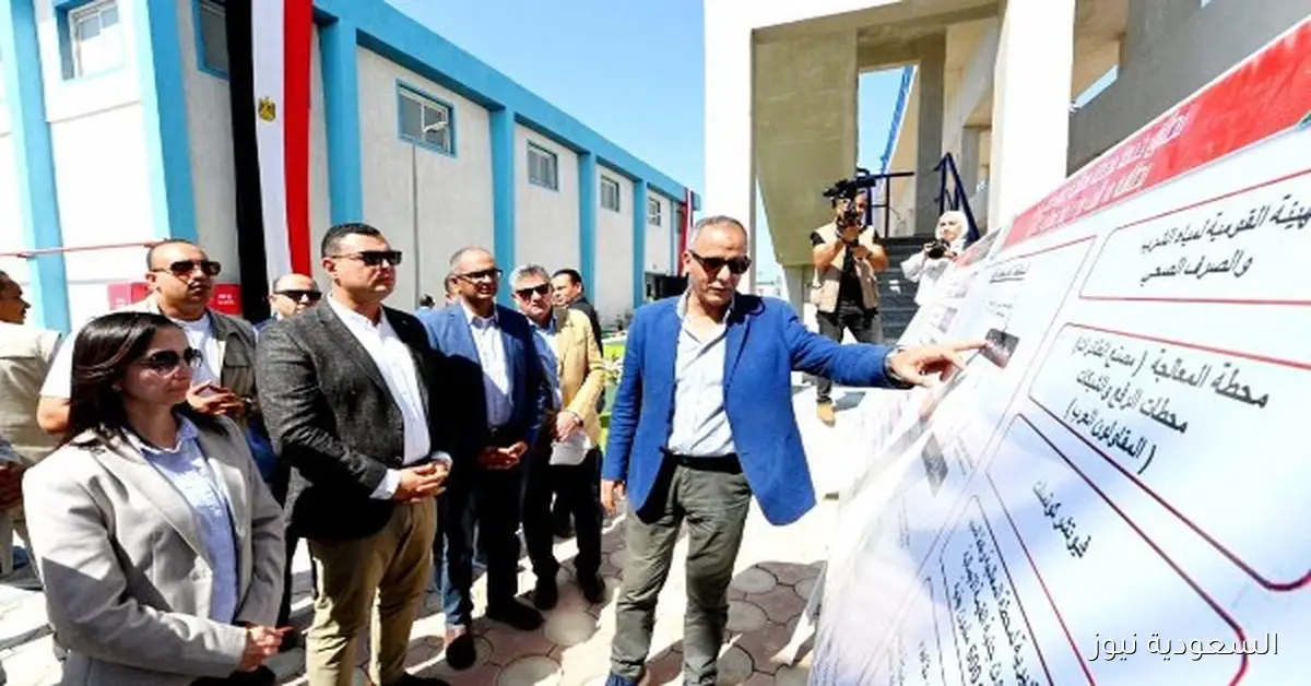 افتتاح محطة الصرف الصحي بمركز بدر بحضور وزير الإسكان ومحافظ البحيرة