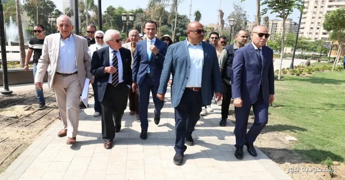 الإسكان تبحث في مشاركة مؤسسة أغاخان بإدارة وتشغيل حديقة الأزبكية