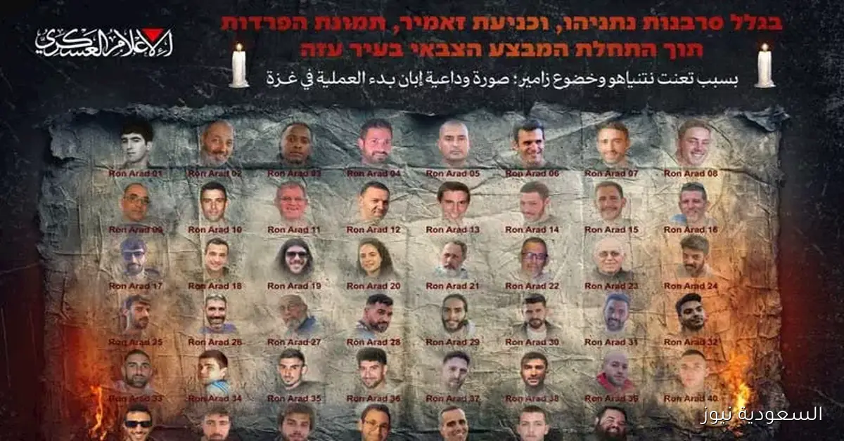 القسام تنشر صورة مؤثرة للأسرى الإسرائيليين قبل وداعهم