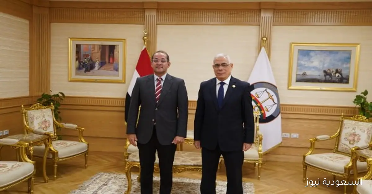 النائب العام يلتقي كجوك لتعزيز الشراكة بين النيابة العامة ووزارة المالية