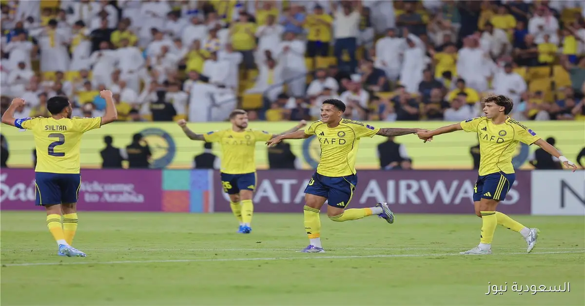 النصر يحقق فوزاً ساحقاً على استقلال دوشنبه بخماسية في دوري أبطال آسيا 2