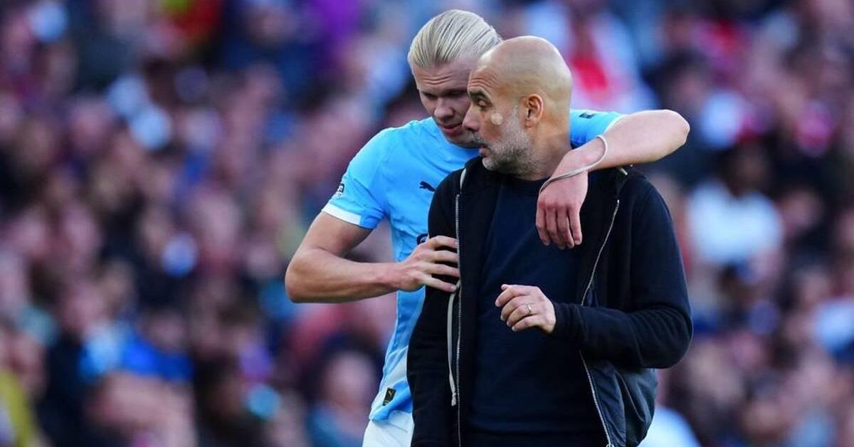 جواردويلا يكشف عن سبب استبدال هالاند في مباراة مانشستر سيتي وآرسنال