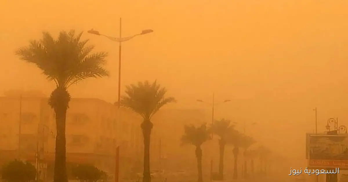 حالة الطقس اليوم الأربعاء 2-4-1447 في المملكة وتأثير الأتربة على تلك المناطق