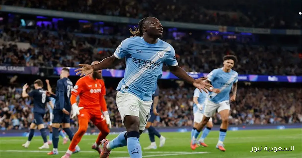 دوكو يحرز الهدف الثاني لمانشستر سيتي في مرمى نابولي