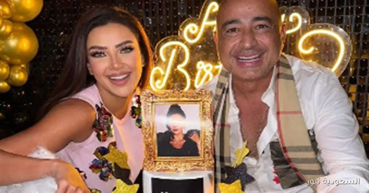سعيد جميل يحتفل بعيد ميلاد رضوى الشربيني بأسلوب مميز