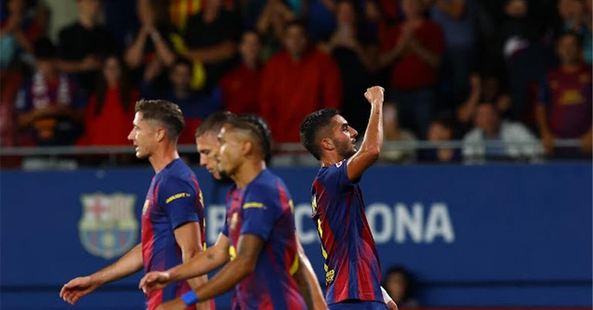 فيران توريس يحرز الهدف الثاني لبرشلونة في مواجهة خيتافي