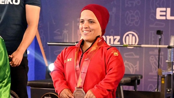 إيناس الجبالي تتألق في منافسات بطولة العالم لرفع الأثقال البارالمبي اليوم