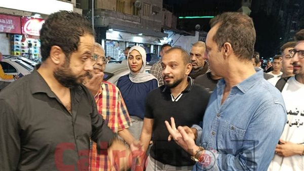 استقبال حاشد لأحمد مرتضى منصور بالزغاريد والهتافات خلال جولته الانتخابية في الجيزة