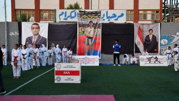 افتتاح صالة فنون قتالية وملعب خماسي بمركز شباب فيصل بحضور وزير الشباب والرياضة ومحافظ السويس