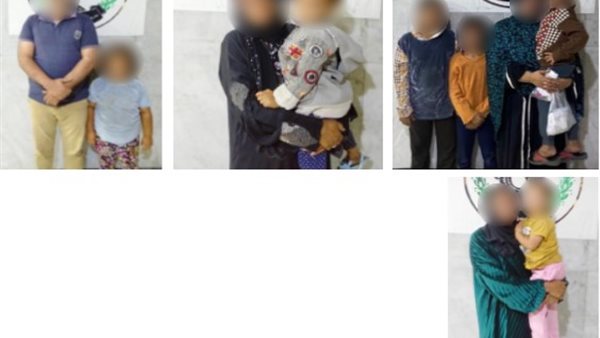القبض على 9 سيدات بتهمة استغلال 16 طفلاً في التسول بالقاهرة والجيزة