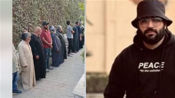 بدء مراسم عزاء المصور الصحفي كيرلس صلاح