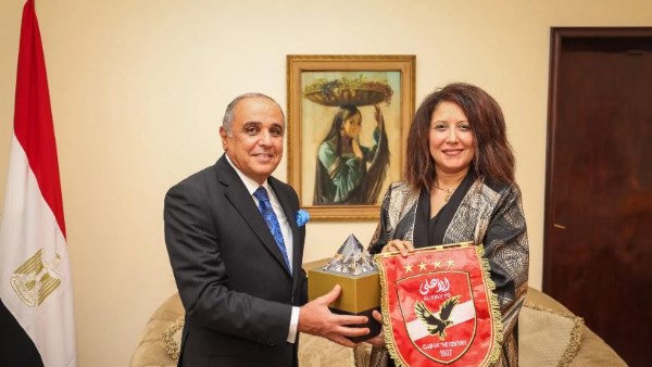 بعثة الأهلي تستجيب لدعوة السفيرة المصرية في بوروندي