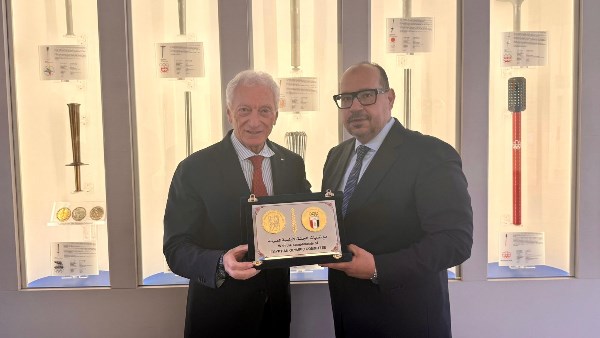 تعاون رسمي بين اللجنة الأولمبية المصرية والإيطالية في روما