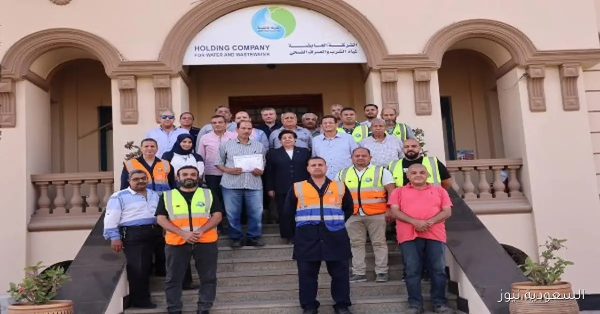 محطة مياه روض الفرج تحقق نجاحاً في تجديد شهادة التنمية الفنية المستدامة TSM