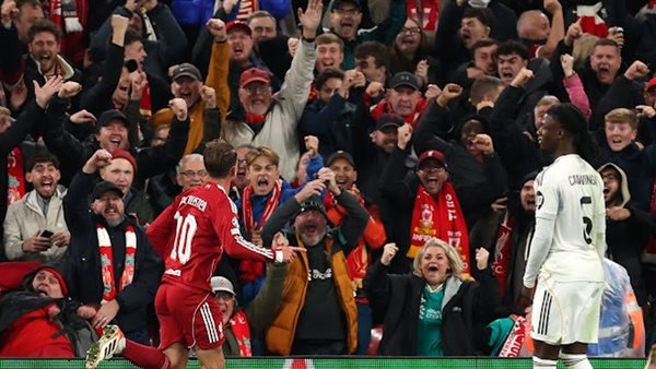 نتيجة مباراة ليفربول وريال مدريد في دوري أبطال أوروبا: الريدز ينتزع الفوز في القمة