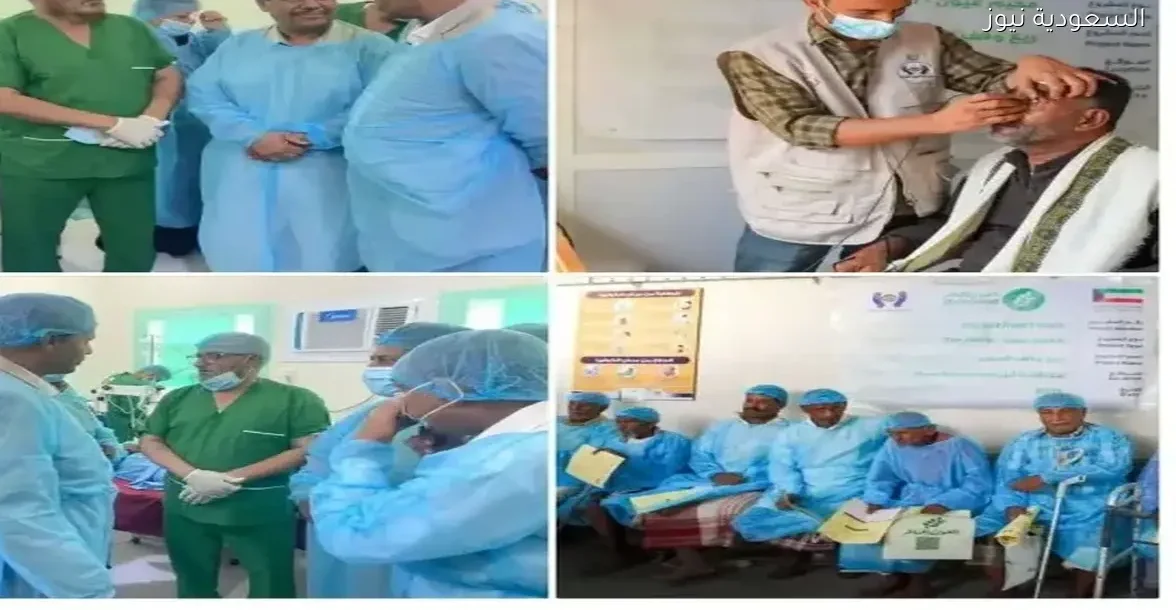 أكبر مخيم عيون مجاني في أبين بدعم كويتي يستهدف 450 حالة