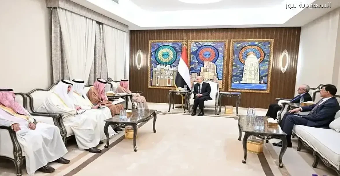 الرئيس العليمي يستقبل أمين عام مجلس التعاون ويؤكد دعم الخليج لوحدة اليمن