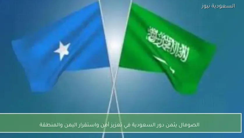الصومال يثمن دور السعودية في تعزيز أمن واستقرار اليمن والمنطقة