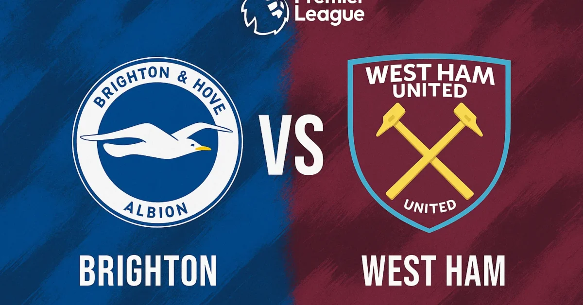 تعادل برايتون ضد وست هام بالـ1-1.. نتيجة مباراة برايتون ووست هام يونايتد في ستاد فالمر