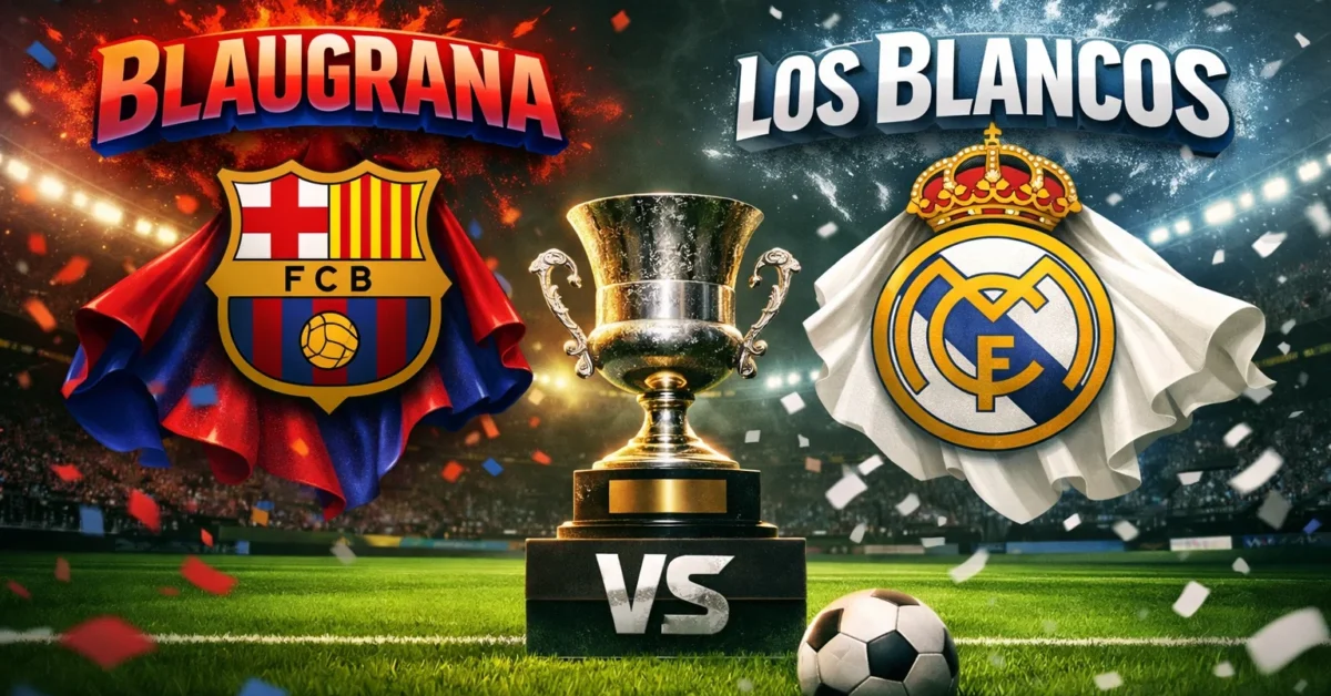 خسارة الريال ضد برشلونة يلاشووت.. نتيجة مباراة برشلونة وريال مدريد في كلاسيكو كأس سوبر إسبانيا