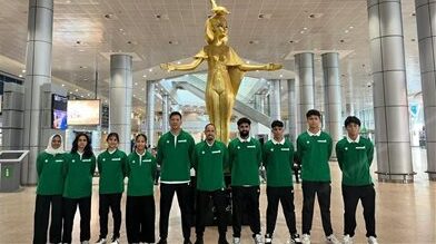 بعثة المنتخب السعودي للريشة الطائرة تصل مصر للمشاركة في المعسكر المشترك
