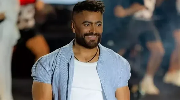 تامر حسنى يدعم عصام عمر في مسلسل بطل العالم