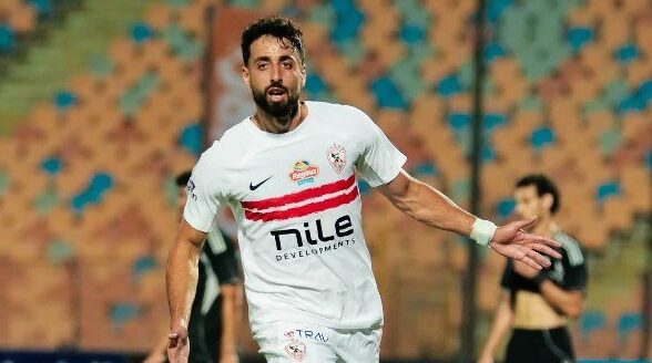 عدي الدباغ يفتتح التسجيل للزمالك أمام بتروجت