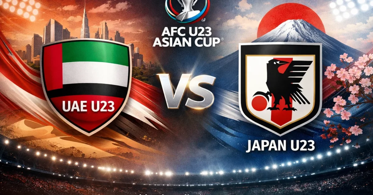 خسارة الامارات تحت 23 ضد اليابن تحت 23.. نتيجة مباراة الامارات واليابان في كأس آسيا الأولمبي