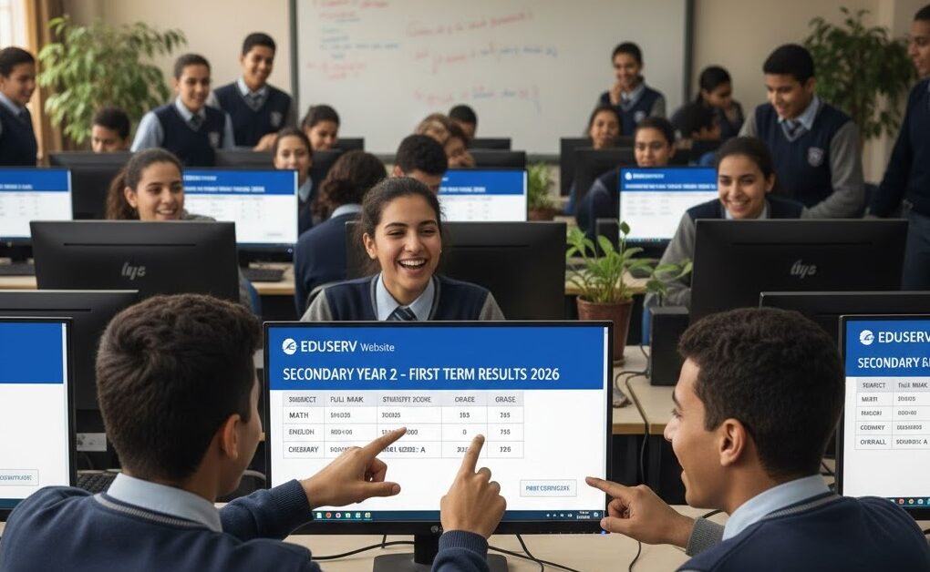نتائج الصف الثاني الثانوي 2026 عبر الموقع الرسمي eduserv