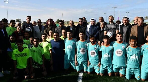 وزير الرياضة يفتتح مشروع تطوير مركز شباب الشيخ زويد