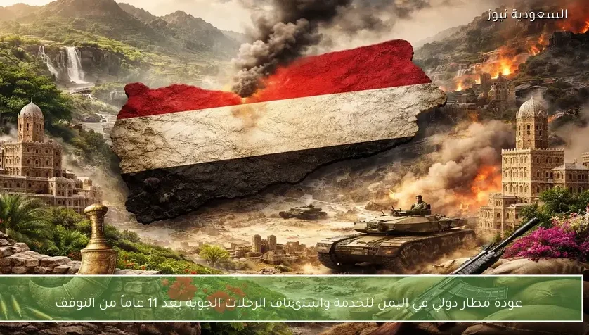 عودة مطار دولي في اليمن للخدمة واستئناف الرحلات الجوية بعد 11 عاماً من التوقف