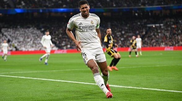 إصابة بيلينجهام في مباراة رايو فاليكانو بالدوري الإسباني