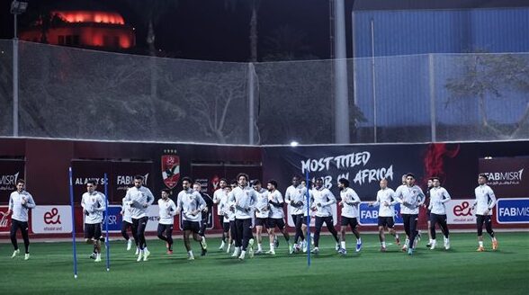 الأهلي يختتم تدريباته لمواجهة البنك الأهلي في الدوري الممتاز