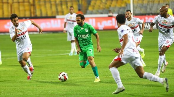 الزمالك يواجه المصري بقوة في مباراة الكونفدرالية