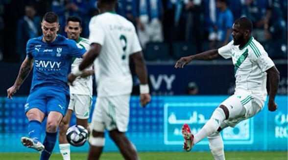 تعادل سلبي يختتم مباراة الهلال والأهلي في الدوري السعودي