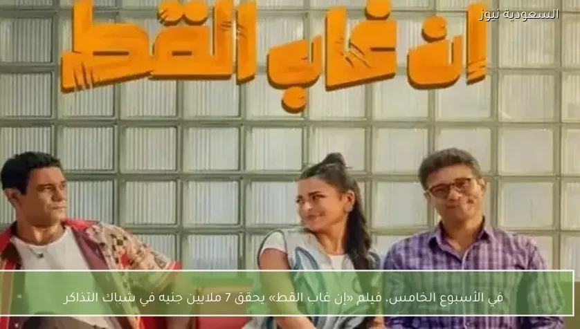 في الأسبوع الخامس، فيلم «إن غاب القط» يحقق 7 ملايين جنيه في شباك التذاكر